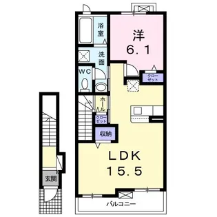パサージュ【2階】の間取り