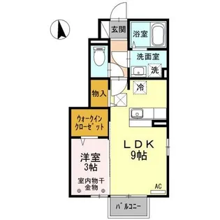 セジュール A【1階】の間取り