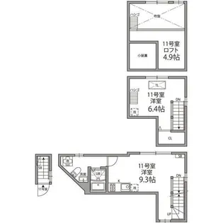 グランエッグス東大前の間取り