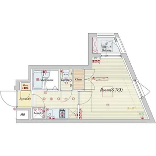ビバリーホームズ上石神井【1階】の間取り