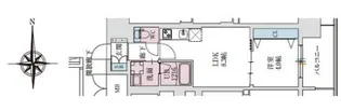 スプランディッドあびこ駅前【2階】の間取り