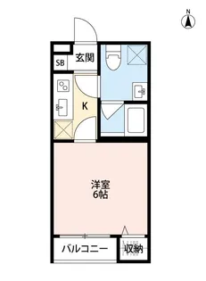 エルカーサ【1階】の間取り