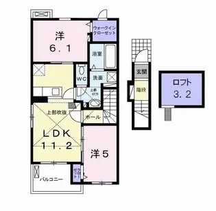 COTARO II【2階】の間取り