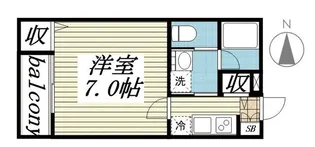 ルミエール エタンセル ドゥー【2階】の間取り