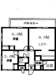 ヴェール小日向【3階】の間取り