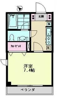 ベレトワール-女性限定-【1階】の間取り