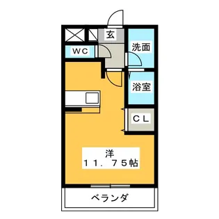 フロリアン【2階】の間取り