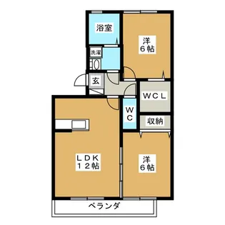 ラフレイシル【3階】の間取り