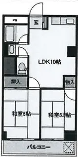 マンションかねき【3階】の間取り
