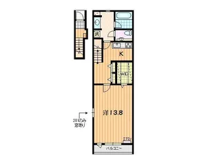 G&GレジデンシャルN17【2階】の間取り