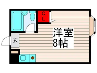 西新井ハイツ【2階】の間取り