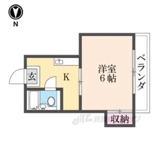 マンション六車【3階】の間取り