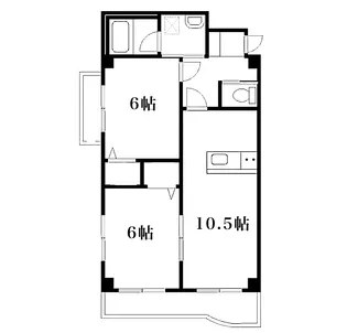 リベルテ【4階】の間取り