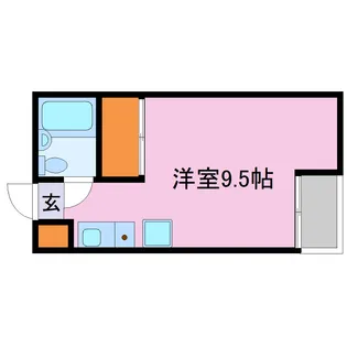 グリーンヒル稲荷【1階】の間取り