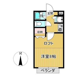 ブールバール北園【2階】の間取り