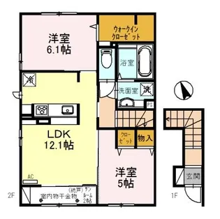 MADRIDII【2階】の間取り