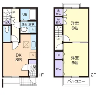 DUPLEX SHINZO Iの間取り
