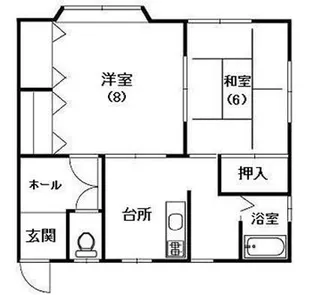 ファミール森【2階】の間取り