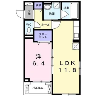 メゾン・ド・ボヌール【3階】の間取り