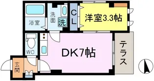 プレミアムコートアネックス【1階】の間取り