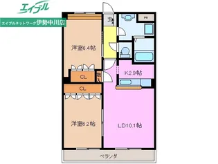 フルスパッセンC【2階】の間取り