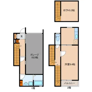 SHIOGAMA BASE【1階】の間取り