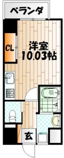 Studie KOKURA NORTH【7階】の間取り