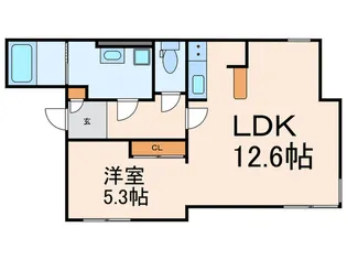 ALERO三軒茶屋【4階】の間取り