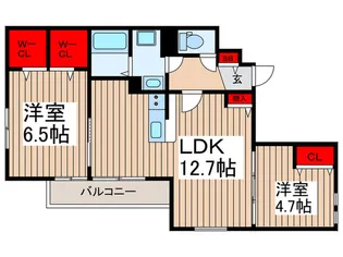 LA・FELICE【2階】の間取り