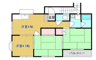 関屋ハイツ【2階】の間取り
