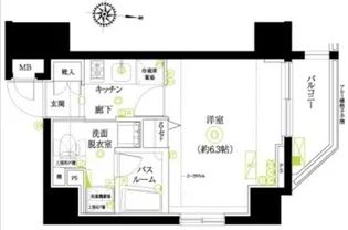 ZOOM浜松町【2階】の間取り
