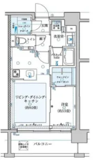クリオラベルヴィ三ノ輪【4階】の間取り