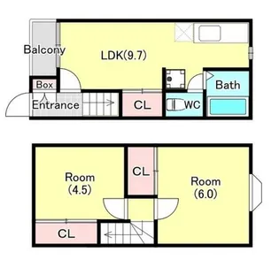 テラスラフォーレW1・2【1階】の間取り