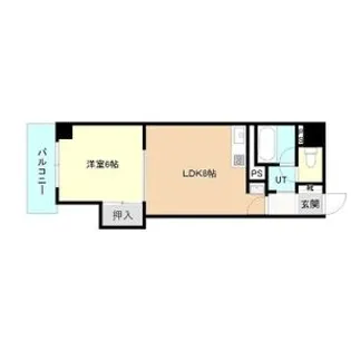 メゾンド琴似【6階】の間取り