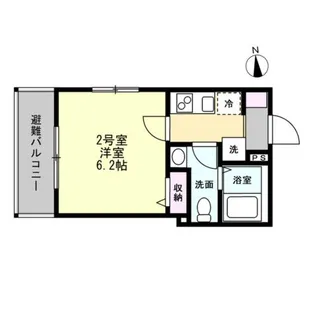 ベイルーム本厚木クレスト【3階】の間取り