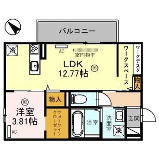 Maison Clair(メゾンクレア)【1階】の間取り