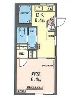 コーポ千川上水【1階】の間取り