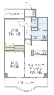 西船橋スクエアガーデン【4階】の間取り