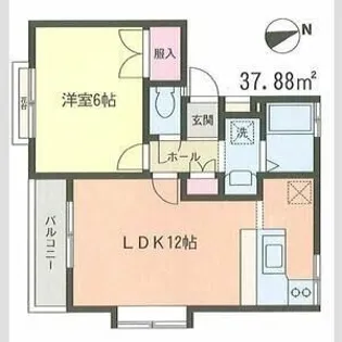 秦野ガーデンヒルズ【2階】の間取り