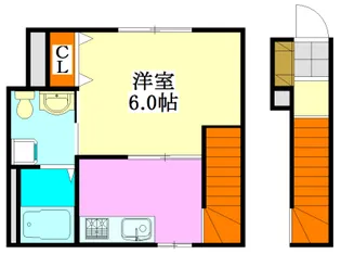 Casa星名【2階】の間取り
