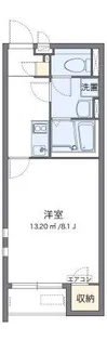 クレイノいかるが【1階】の間取り