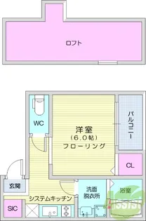 シャーロット【1階】の間取り