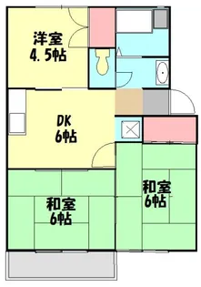 サンハイム早川【1階】の間取り