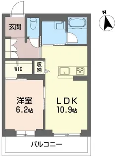 グランレール【4階】の間取り