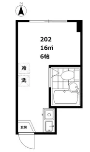 リプロン西小山【2階】の間取り