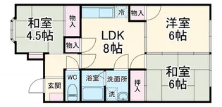 大島ビル城下【1階】の間取り