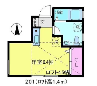 グリーンハイム【2階】の間取り