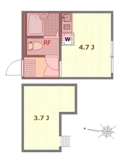 Well being日暮里北【3階】の間取り