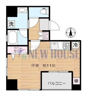 Come神楽坂【9階】の間取り