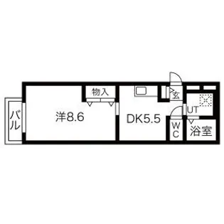 Monstera (モンステラ)【1階】の間取り